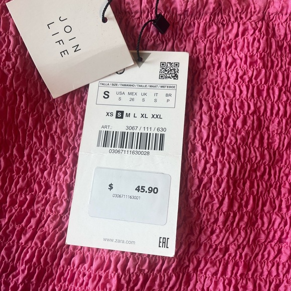 Zara Pink Mini Dress - Picture 4 of 5